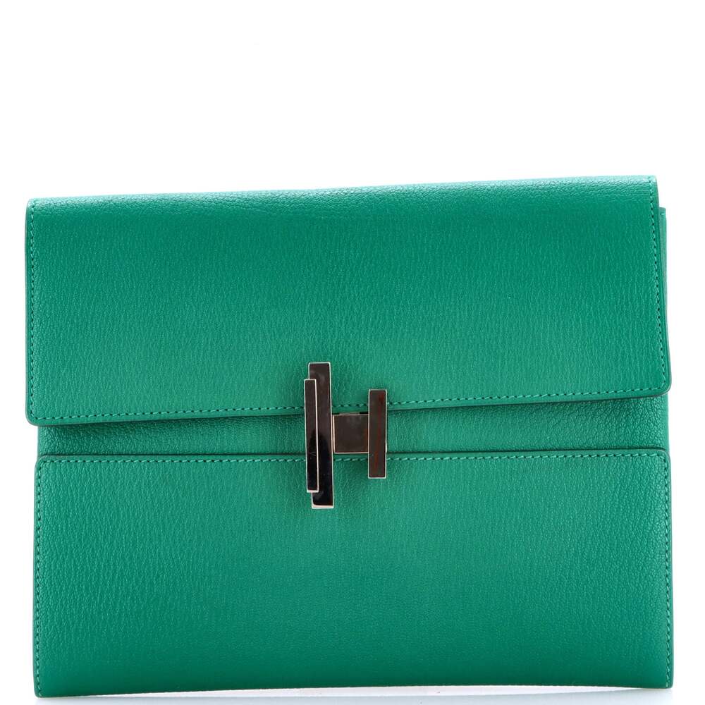 Hermes Cinhetic Clutch Chevre Mysore #295227H23B